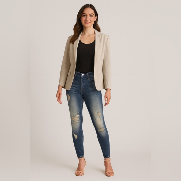 Gilded Intent • NWT Distressed Jeans - Picture 1 of 5